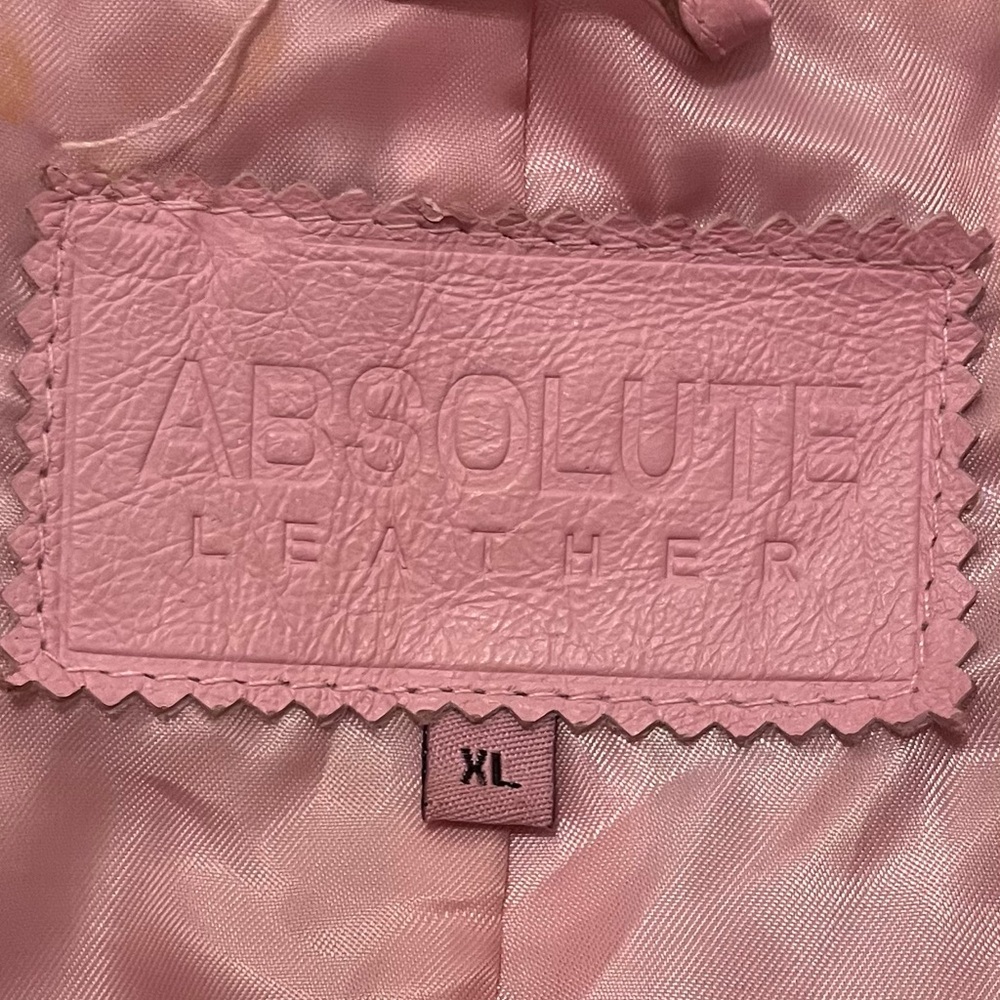 Pink Leather Jacket - Picture 4 of 5